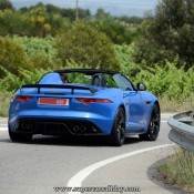 Jaguar F Type Project 7 UB 9 175x175 at Ultra Blue Jaguar F Type Project 7 Spotted on the Road