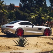 Mercedes AMG GT Red Wheels 1 175x175 at Dope or Nope? Mercedes AMG GT on Red Wheels