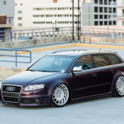 Merlin Purple Audi RS4 1 175x175 at Gallery: Merlin Purple Audi RS4 on Vossen Wheels