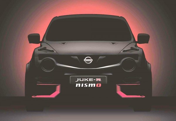 Nissan Juke R Nismo teaser 600x412 at Nissan Juke R Nismo Teased for Goodwood FoS