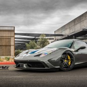 TAG Ferrari 458 Speciale 9 175x175 at Gallery: Grigio Ferrari 458 Speciale on HRE Wheels