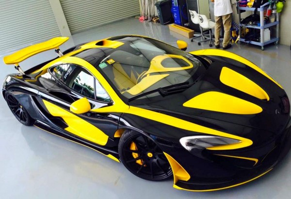Two Tone McLaren P1 BY 0 600x411 at Two Tone McLaren P1 by Impressive Wrap Canton