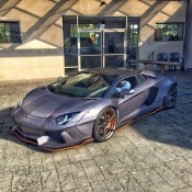 Wide Body Aventador Brushed Steel 1 175x175 at CEC Wide Body Aventador Looks Dope in Brushed Steel