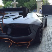 Wide Body Aventador Brushed Steel 2 175x175 at CEC Wide Body Aventador Looks Dope in Brushed Steel