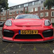 red Porsche Cayman GT4 1 175x175 at Porsche Cayman GT4 Spotted in Bright Red