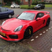 red Porsche Cayman GT4 4 175x175 at Porsche Cayman GT4 Spotted in Bright Red