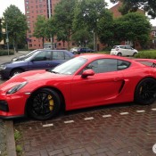 red Porsche Cayman GT4 5 175x175 at Porsche Cayman GT4 Spotted in Bright Red