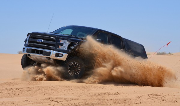 2017 Ford F 150 Raptor test 0 600x355 at 2017 Ford F 150 Raptor Hits the Desert