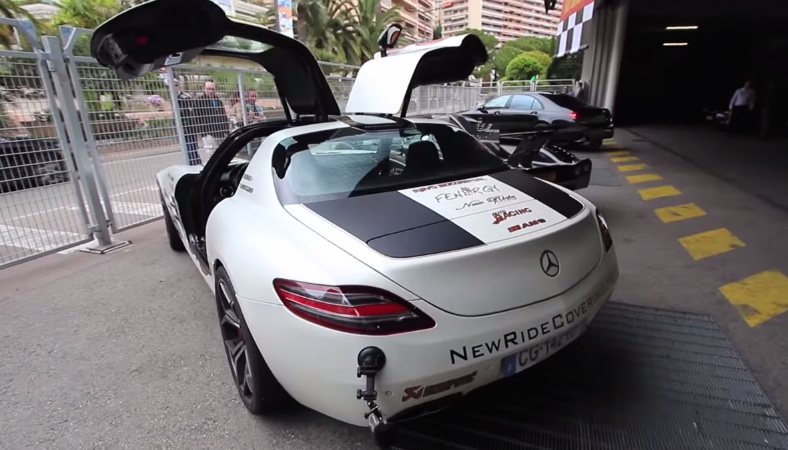 Akrapovic mercedes sls at Akrapovic Mercedes SLS Is Hilariously Loud