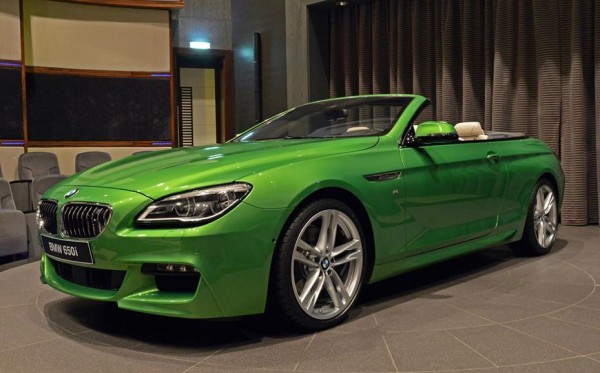 BMW 6 Series Convertible Green 0 600x373 at Gallery: BMW 6 Series Convertible in Candy Green