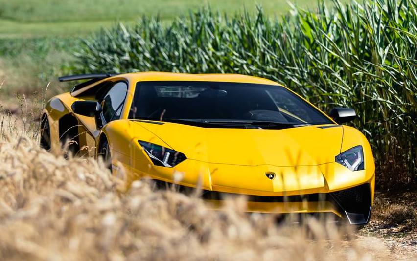 Giallo Lamborghini Aventador SV 0 at Gallery: Giallo Orion Lamborghini Aventador SV