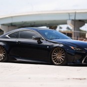 Lexus RC F Sport Vossen 4 175x175 at Lexus RC F Sport Slammed on Vossen Wheels