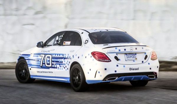 Mercedes C30 Pikes Peak 1 600x353 at Mercedes C300 d Sets New Pikes Peak Record for Diesels