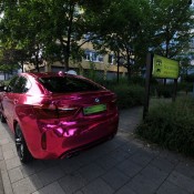 Pink Chrome BMW X6M 1 175x175 at Wrapping Gone Astray: Pink Chrome BMW X6M