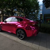 Pink Chrome BMW X6M 3 175x175 at Wrapping Gone Astray: Pink Chrome BMW X6M