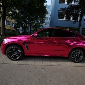 Pink Chrome BMW X6M 5 175x175 at Wrapping Gone Astray: Pink Chrome BMW X6M