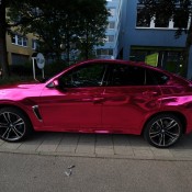 Pink Chrome BMW X6M 8 175x175 at Wrapping Gone Astray: Pink Chrome BMW X6M
