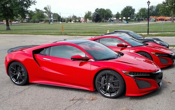 Red Acura NSX Spot 0 600x378 at 2x Production Acura NSX Spotted in the Wild