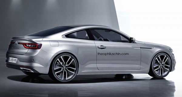 Renault Talisman Coupe 2 600x322 at Rendering: Renault Talisman Coupe