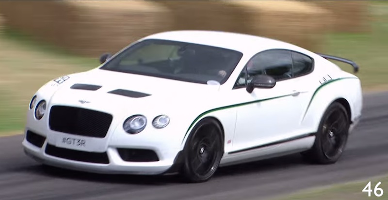 bentely gt3 r gfos at Bentley Continental GT3 R Looks Nimble Tackling the Goodwood Hill