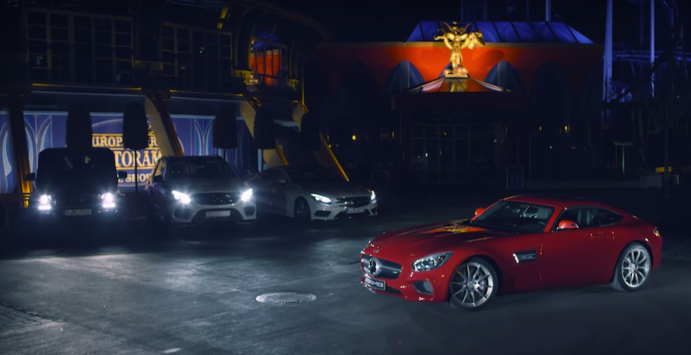 AMG GT stars 1 at Mercedes AMG GT Catches Stars in New Promo