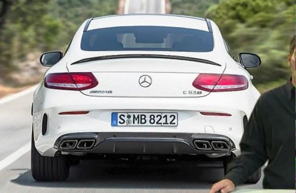 C63 AMG Coupe leak 2 600x392 at First Look: 2017 Mercedes C63 AMG Coupe