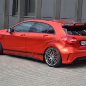 Chrome Red Mercedes A45 AMG 2 175x175 at Chrome Red Mercedes A45 AMG Packs 435 hp