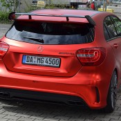 Chrome Red Mercedes A45 AMG 5 175x175 at Chrome Red Mercedes A45 AMG Packs 435 hp