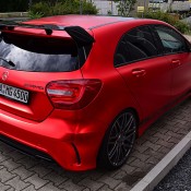 Chrome Red Mercedes A45 AMG 6 175x175 at Chrome Red Mercedes A45 AMG Packs 435 hp