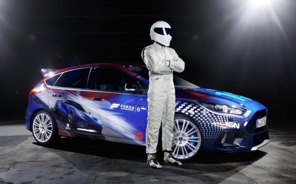 Forza Ford Focus RS 1 600x373 at Top Gear’s Stig Unveils Forza Themed Ford Focus RS 