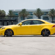 LFA Yellow Lexus IS 2 175x175 at Gallery: LFA Yellow Lexus IS on Vossen Wheels