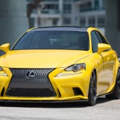 LFA Yellow Lexus IS 5 175x175 at Gallery: LFA Yellow Lexus IS on Vossen Wheels