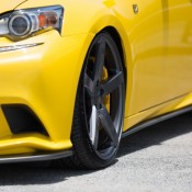 LFA Yellow Lexus IS 7 175x175 at Gallery: LFA Yellow Lexus IS on Vossen Wheels