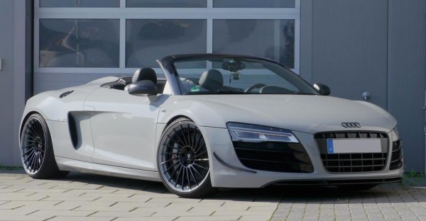 Nardo Grey Audi R8 Spyder 1 600x312 at Nardo Grey Audi R8 Spyder by mbDESIGN