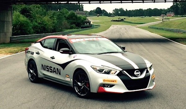Nissan Maxima Safety Car 600x352 at 2016 Nissan Maxima Safety Car Unveiled