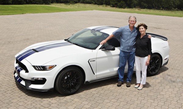 Shelby GT350 George Bush 1 600x358 at Up for Grabs: Shelby GT350 Signed by George W. Bush 