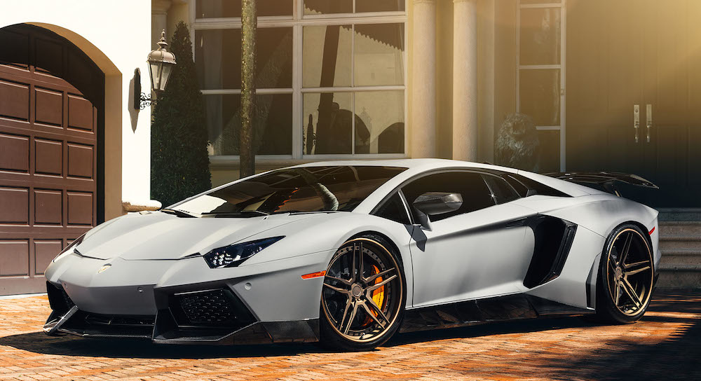 adv1 aventador grey 0 at Novitec Lamborghini Aventador on ADV1s Is Hella Cool