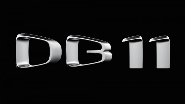 Aston Martin DB11 nameplate 600x337 at Aston Martin DB11 Officially Announced