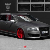 Audi RS6 Vossen 11 175x175 at Audi RS6 C6 Bagged on Vossen Wheels