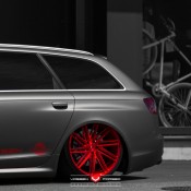 Audi RS6 Vossen 4 175x175 at Audi RS6 C6 Bagged on Vossen Wheels