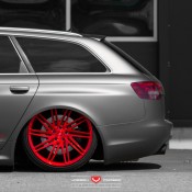 Audi RS6 Vossen 5 175x175 at Audi RS6 C6 Bagged on Vossen Wheels