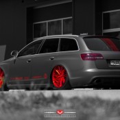 Audi RS6 Vossen 8 175x175 at Audi RS6 C6 Bagged on Vossen Wheels