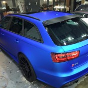 Matte Blue Audi RS6 11 175x175 at Matte Blue Audi RS6 Is Serious Eye Candy