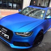 Matte Blue Audi RS6 2 175x175 at Matte Blue Audi RS6 Is Serious Eye Candy