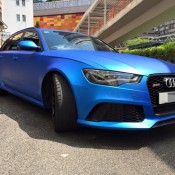 Matte Blue Audi RS6 3 175x175 at Matte Blue Audi RS6 Is Serious Eye Candy