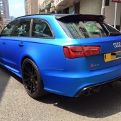 Matte Blue Audi RS6 6 175x175 at Matte Blue Audi RS6 Is Serious Eye Candy