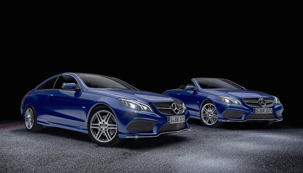 Mercedes E Class Coupe special edition at Official: Mercedes E Class Coupe and Cabrio Sport Edition