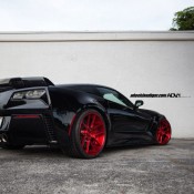 Red Wheeled Corvette Z06 1 175x175 at Red Wheeled Corvette Z06 by Wheels Boutique