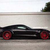 Red Wheeled Corvette Z06 3 175x175 at Red Wheeled Corvette Z06 by Wheels Boutique