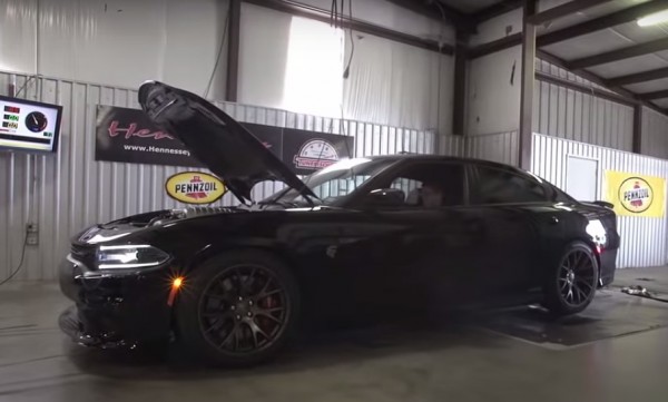 hpe 850 hellcat 600x361 at 850 hp Hennessey Dodge Charger Hellcat on Dyno